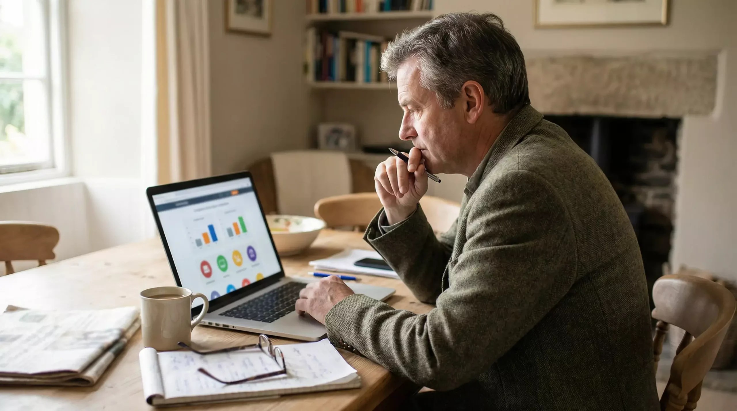 Person reviewing UK bookmaker betting offers on laptop screen